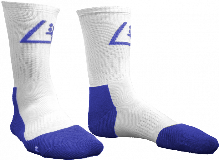 Sportyfied - Greve Club Socks 2-Pack - Vit & blå